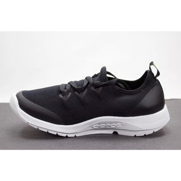 Oofos OOmy Stride Womens Sz US 7 Black Stretch Workout Training Running Sneaker - Picture 6 of 12